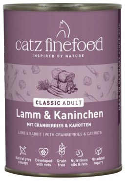 Catz Finefood Classic Jagnięcina i Królik (N.11) puszka 400g