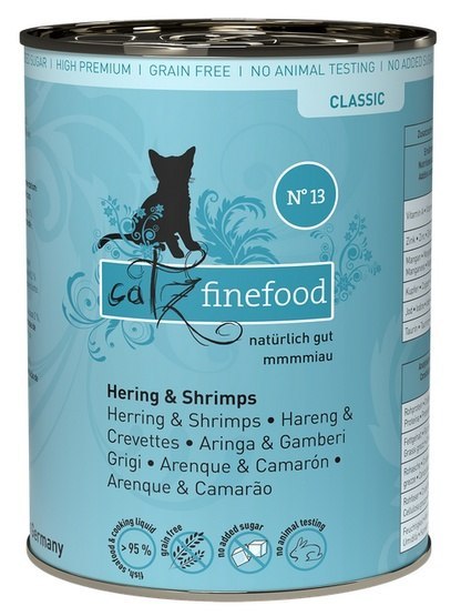 Catz Finefood Classic Śledź i Krewetki (N.13) puszka 400g