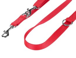CHABA Smycz taśma regulowana XXL 30mm/260cm czerwona