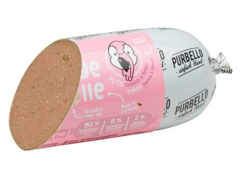 Purbello Dog Trenerki Kiełbaska Treningowa Monobiałkowa Indyk 200g