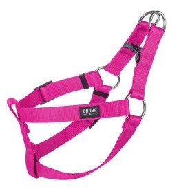 CHABA Szelki taśma regulowane nr 2 - obwód 50cm fuksja