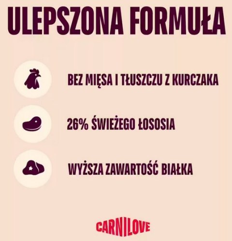 Carnilove Cat Active Salmon & Turkey Large - łosoś i indyk 400g