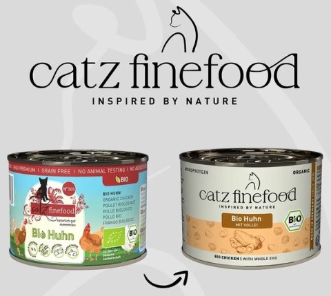 Catz Finefood Organic Bio Kurczak (N.503) puszka 200g