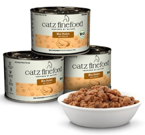 Catz Finefood Organic Bio Kurczak (N.503) puszka 200g