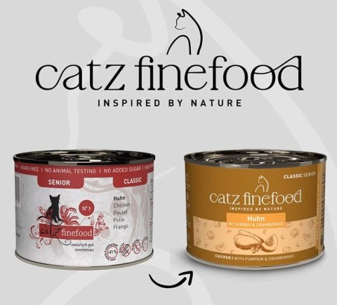 Catz Finefood Classic Senior Kurczak (Senior N.03) puszka 200g