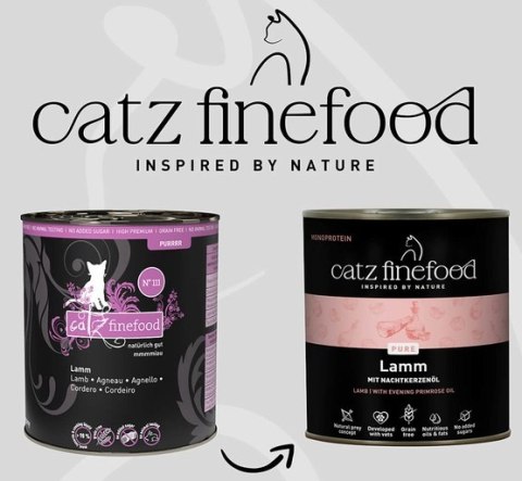 Catz Finefood Purrrr N.111 Jagnięcina puszka 800g