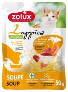 Zolux Lappies Przysmak dla kota - zupa z tuńczykiem i łososiem 50g